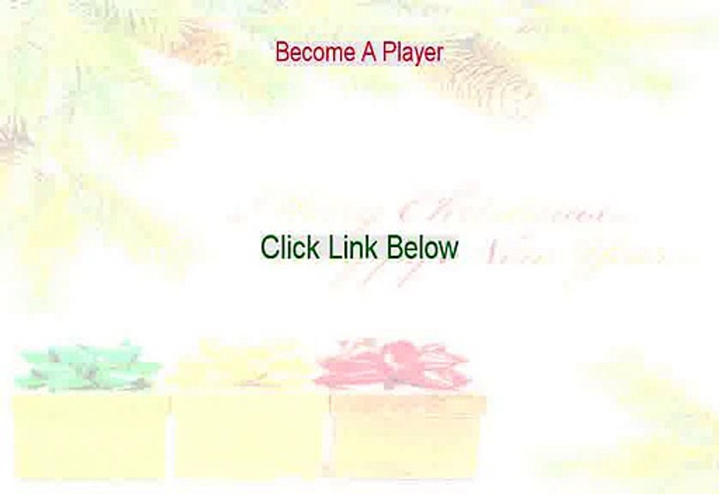 Become A Player PDF [Download Now]