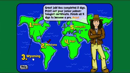 Dino Dig Full Games Episodes Cartoons for Children Kids Game