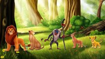 Finger Family Rhymes Lion King Cartoons for Children - Lion Finger Family Children Nursery Rhymes