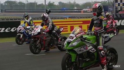 SBK - Doppietta di Rea, l'Aprilia due volte seconda