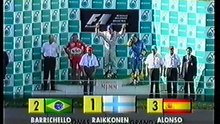 Malaysia 2003 - Kimi Räikkönen's first win: post race interviews
