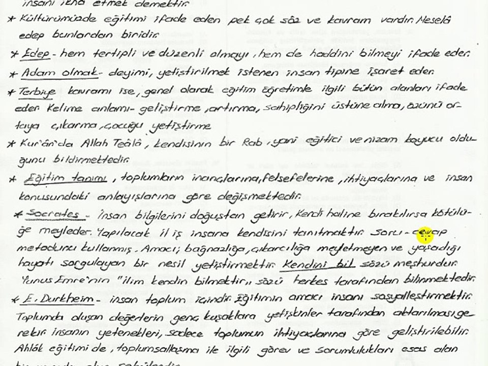 İLH2010 01.Ünite ErolBalcı - DİN EĞİTİMİ VE DİN HİZMETLERİNDE REHBERLİK Ders Özeti Din Eğitimi ile İlgili Temel Kavramlar