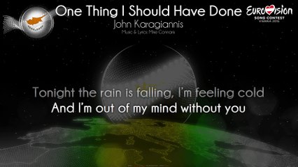 John Karayiannis - One Thing I Should Have Done (Cyprus)