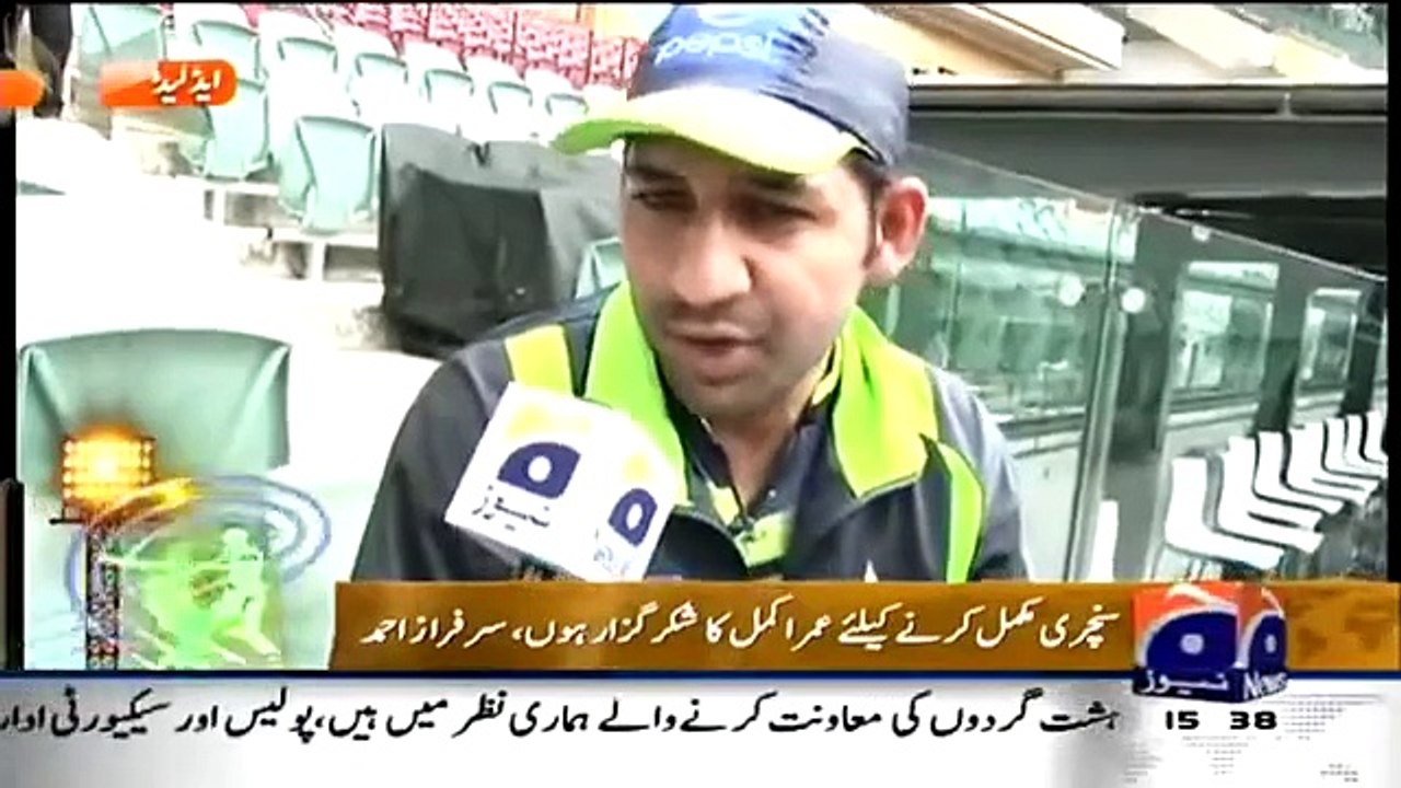 What Umar Akmal Said to Sarfaraz Ahmed when he was on Nervous 90