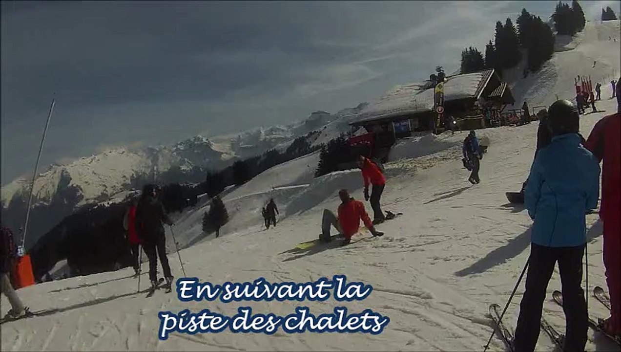 La piste des chalets !