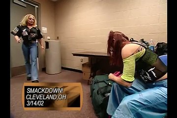 Trish and Lita backstage fight