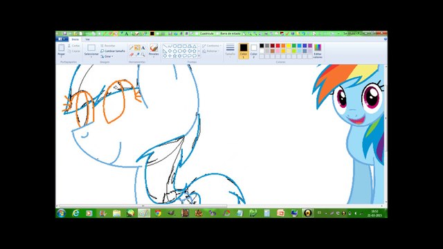 Speed Paint - Rainbow Dash MLP