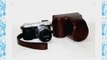TechCare Ever Ready Protective Leather Camera Case Bag for Panasonic Lumix DMC-GX7 (Coffee)