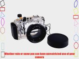 Neewer? 40M 130ft Underwater Housing Waterproof Case 1M Shockproof for Canon PowerShot S95