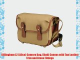 Billingham L2 (Alice) Camera Bag Khaki Canvas with Tan Leather Trim and Brass Fittings