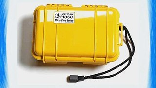Pelican 1050 Micro Watertight Crushproof Dry Box 7.50x5.06x3.12in - Solid Yellow 1050-025-240