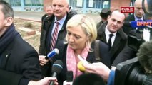 Marine Le Pen a voté à Hénin Beaumont
