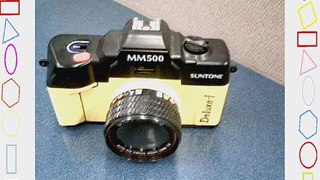 Suntone MM500 Deluxe-I 35mm Film Camera w/Optical Color Lens Auto Fix Focus 50mm Lens 1:6 (Yellow/Black