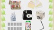 Fujifilm Instant Instax Mini 8 Polaroid Camera Bundle Set Fuji Mini 8 PU Leather Case / 10