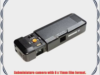 Minox EC The world's smallest camera Subminiature Camera with 8x11mm film format and case measuring