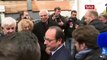 François Hollande avec les habitants de Tulle
