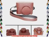 Leather Camera Bag Case For Fujifilm FUJI Finepix X10 LC-X10 Brown