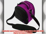 VanGoddy Laurel Camera Bag for Sony Cyber-shot DSC-H200 Digital SLR Camera (Purple)