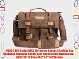 MOACC BBK Series DSLR Slr Camera Canvas Shoulder Bag Backpack Rucksack Bag for Sony Canon Nikon