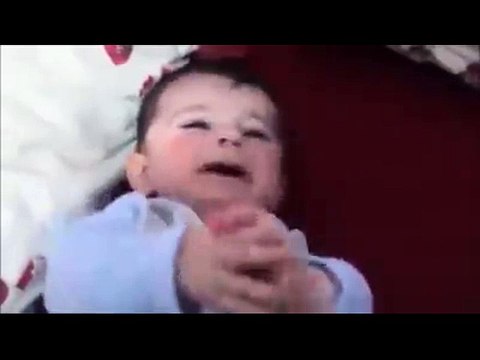 Baby's reaction while listening to Qur'an & music