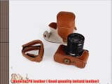 Light brown color PU Leather Camera Case Bag Cover For Fujifilm Fuji X-M1 X-A1 XM1 XA1 Camera