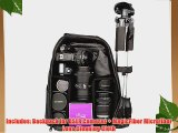 Backpack for DSLR Cameras and Accessories (Canon Nikon Sony Pentax)   MagicFiber Microfiber