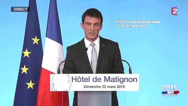 Manuel Valls : L'extrême droite n'est pas la première formation politique de France