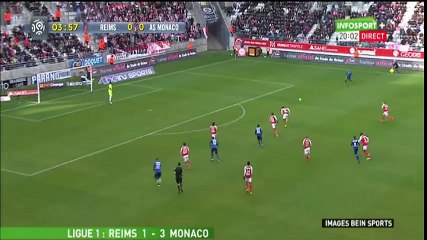 Reims 1 vs 3 Monaco ~ Ligue 1 ~ 22.03.2015 ~ Résumé et buts