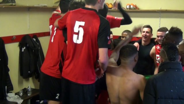 GAMBARDELLA EAG-NANTES (3-1) : la joie dans le vestiaire après la victoire !