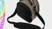 Elegant Laurel DSLR Steel Grey Handbag Camera Bag with Top Handle Rear Accessories Pocket and