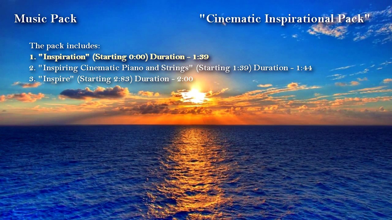 Inspiring Music Tracks - Cinematic Music | Background Music | Royalty Free Music - Discount 50%