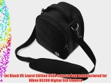 Jet Black VG Laurel DSLR Camera Carrying Bag with Removable Shoulder Strap for Nikon D3200