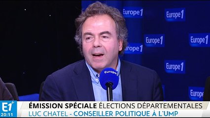 Départementales : "c'est une sanction pour le gouvernement", tacle Chatel