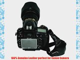 FotoTech Professional 100% GENUINE LEATHER Hand Wrist Strap Grip for Canon EOS 1D X EOS 6D