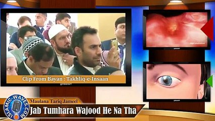 Maulana Tariq Jameel explained about the miracle of human creation and working of eyes. SubhanALLAH!