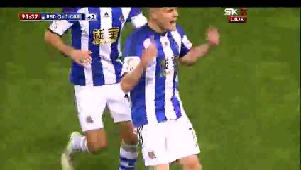 Real Sociedad 3-1 Cordoba Alfred Finnbogason goal 22.03.2015 HD