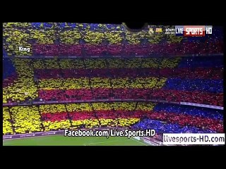 دخلة جماهير برشلونة في الكلاسيكو