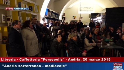 I sotterranei di Andria protagonisti di un approfondimento in libreria