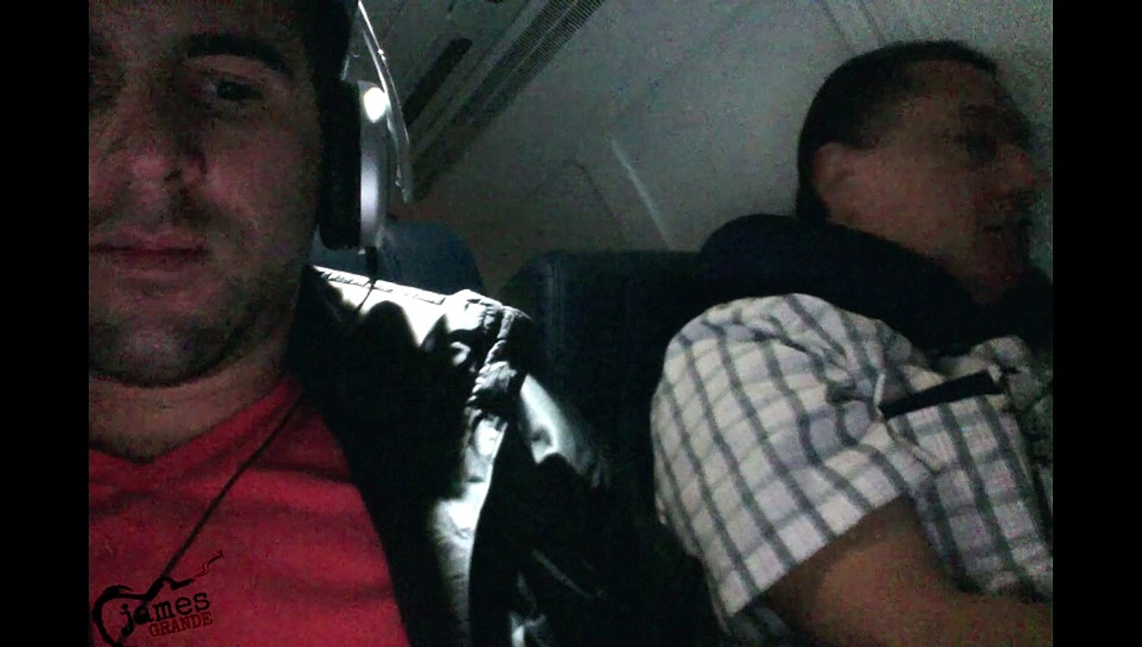 Busted! Guy On Plane Can't Keep Eyes To Himself