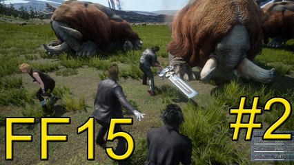 Final Fantasy XV Episode Duscae прохождение часть 1 - Кто сломал нашу тачку