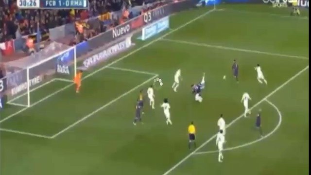 هدف كرستيانو رونالدو فى البارشا للتعادل 11 كلاسكوا 22-03-2015