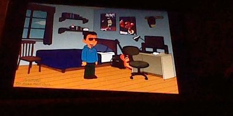 Michael plays games while Grounded