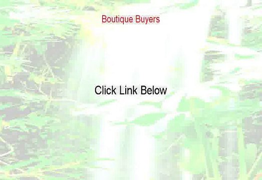 Boutique Buyers PDF Free - boutique buyers guide [2015]