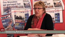 Sylvette Rochas (PCF), première du canton d'Echirolles, en appelle au report de voix républicain