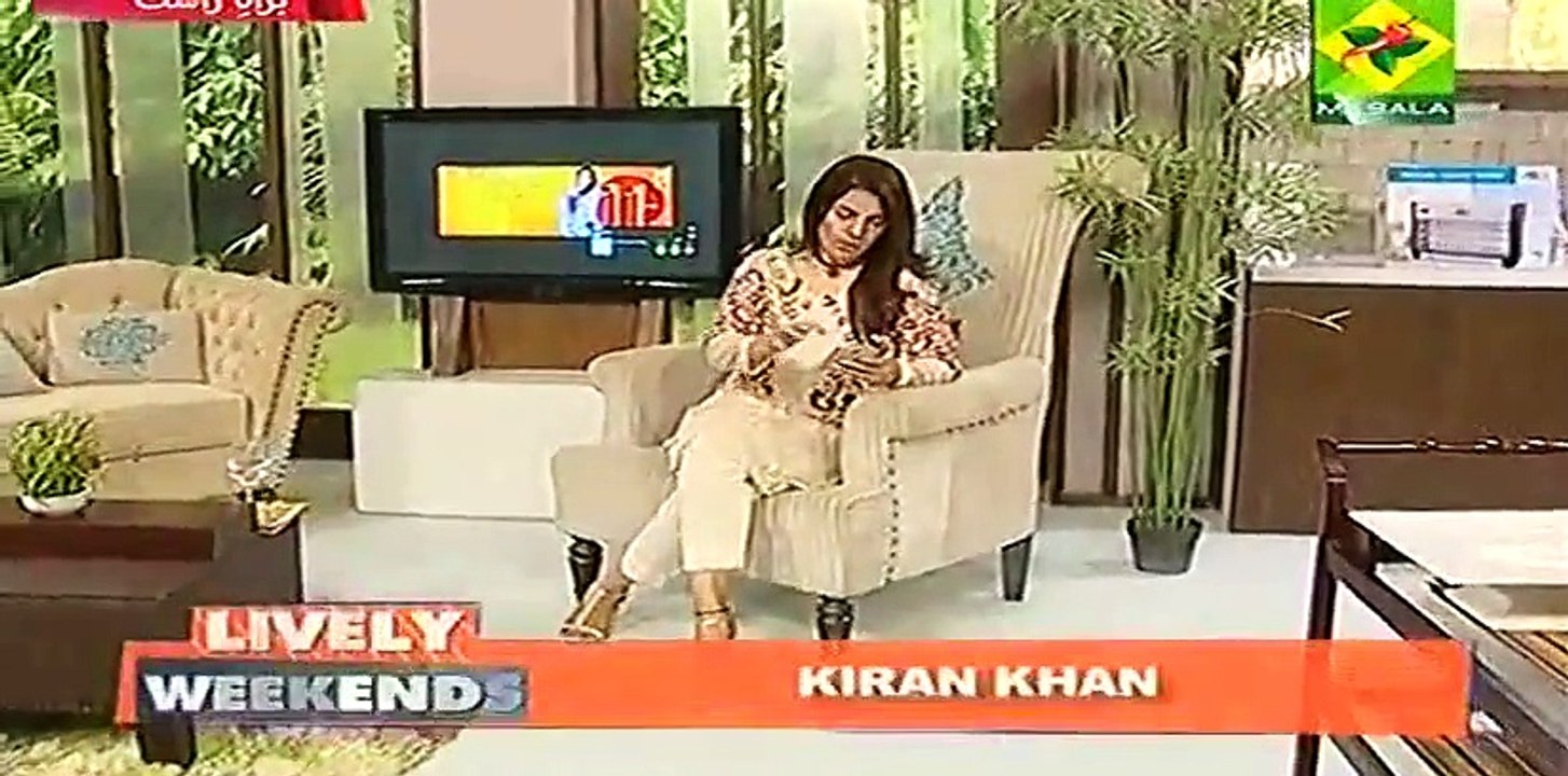 Lively Weekends Recipes Kiran Khan Part 2 - March 21, 2015