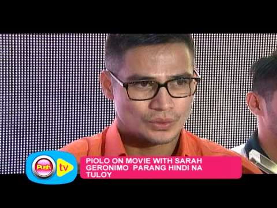 Piolo Pascual explains why Valentine movie with Sarah Geronimo is not pushing through