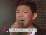 Darren Espanto sings 'Saving All My Love For You' on Kris TV