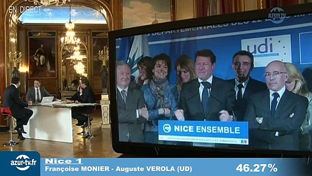 AzurTV Élections Départementales 2015 1er Tour - 22 mars 2015