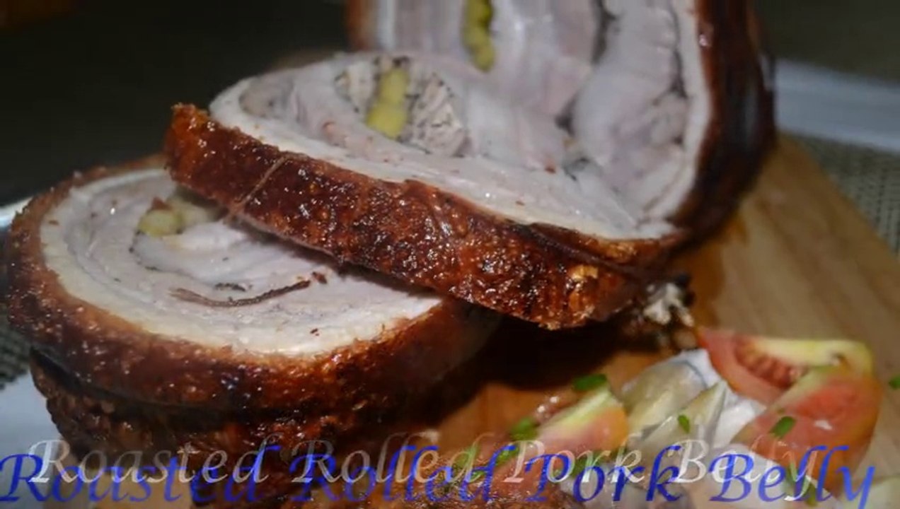 ROASTED ROLLED PORK BELLY