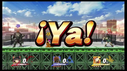 Super Smash Bros: Ganondorf, Pit oscuro y Duck Hunt.